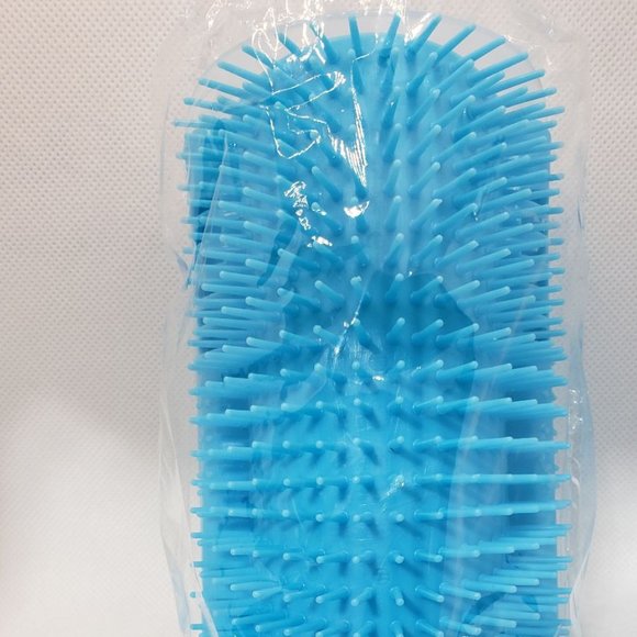 Cat Wall Brush and Hammock, Corner Self Grooming Brush Tall Longer Style Cat - Picture 6 of 14